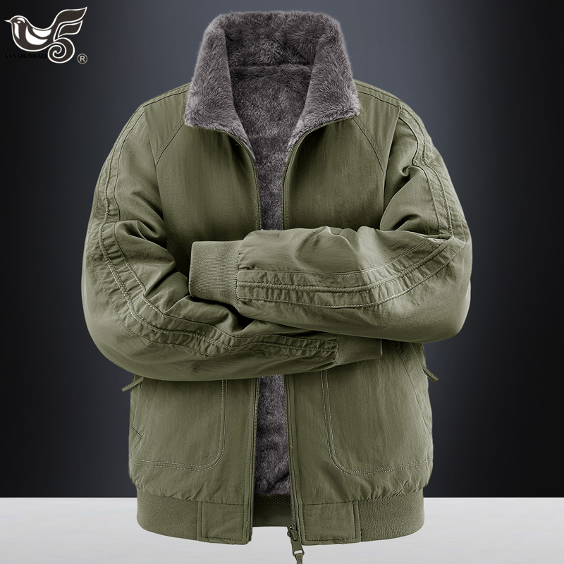 Varsity Jacket Wool - Parkas pour hommes, manteaux chauds et