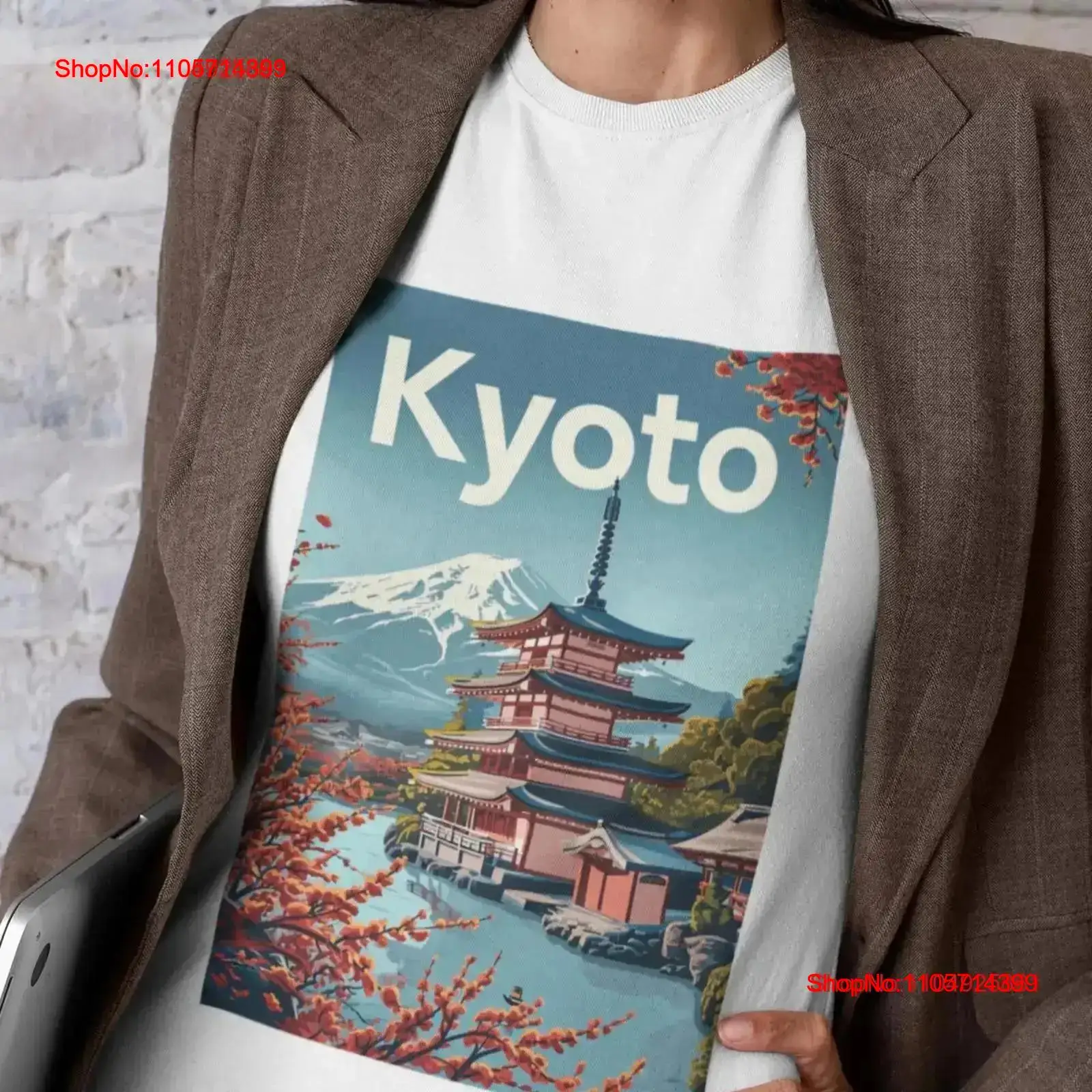 Vintage Fashion Kyoto - T-shirt Kyoto vintage imprimé poster de