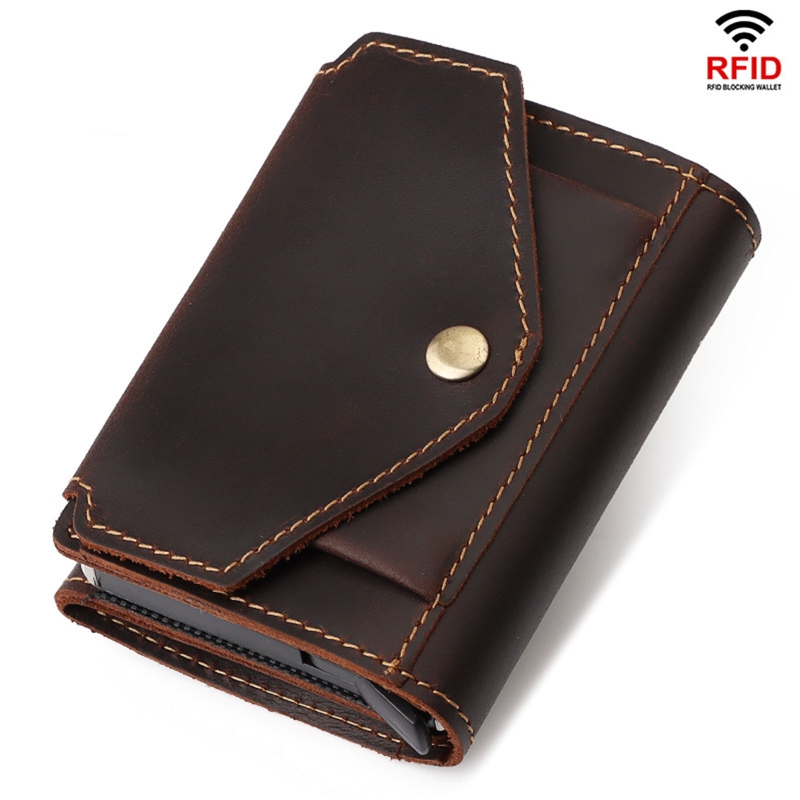 Vintage Fashion Pop Up - Porte-monnaie Vintage à blocage RFID pour