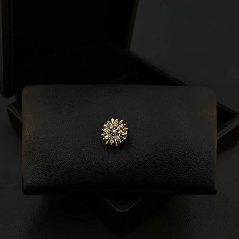 Vintage Fashion Words - Mini broche magnétique fleur pour femme,