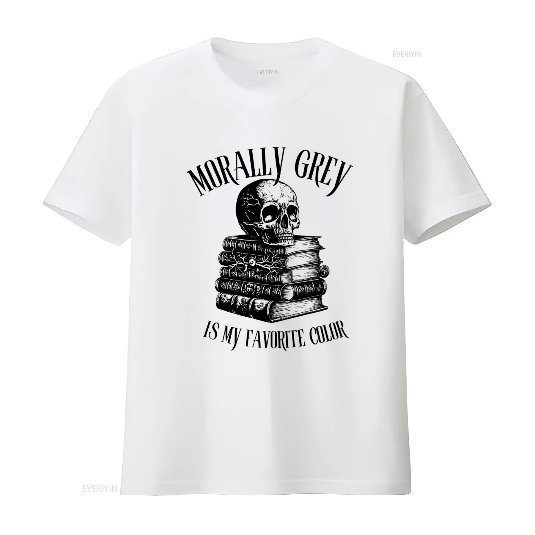 Vintage Fashion Coloring Book - T-shirt Morally Grey is My Favorite