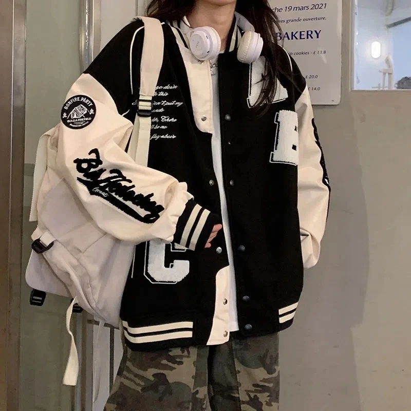 Varsity Jacket Wool - Veste bombardier en laine d'agneau Y2k