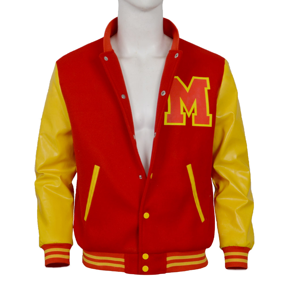 Varsity Jacket Wool - Veste de baseball Michael Jackson Cosplay,