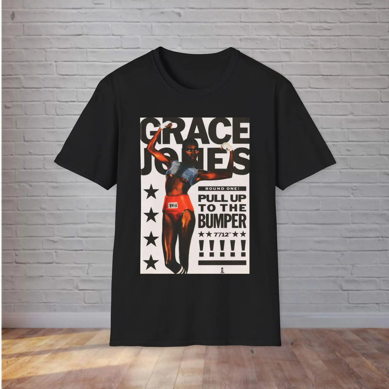 Vintage Fashion Pop Up - T-shirt décontracté vintage Grace Jones Pull