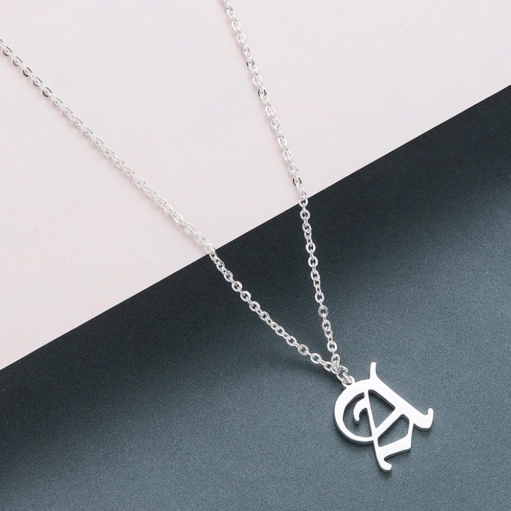 Collier pendentif lettre initi - Vintage Fashion Font avis et prix
