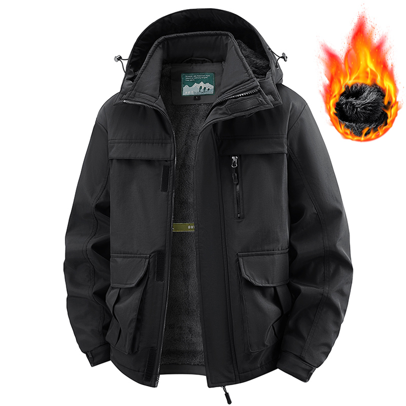 Veste d'hiver homme avec capuc - Varsity Jacket Wool avis et prix