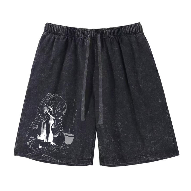 Anime Frieren Shorts Vintage l - Vintage Fashion Tv avis et prix
