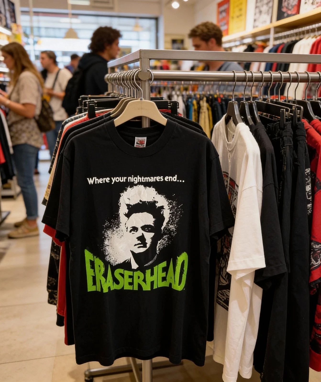 T-shirt imprimé sur le thème d - Vintage Fashion Tv avis et prix