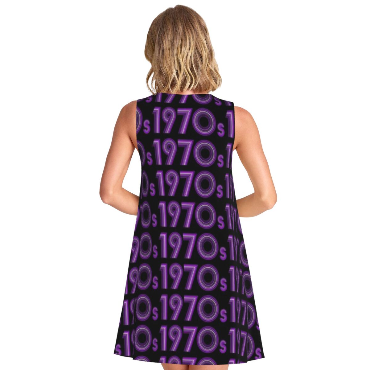 Robe asymétrique à une épaule  - Vintage Fashion Font avis et prix