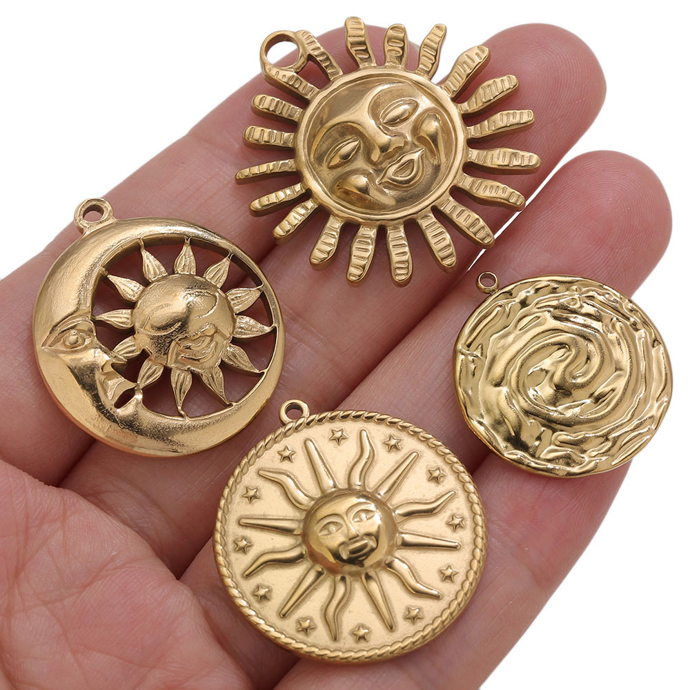 5 Breloques PVD Or en Acier In - Vintage Fashion Words avis et prix