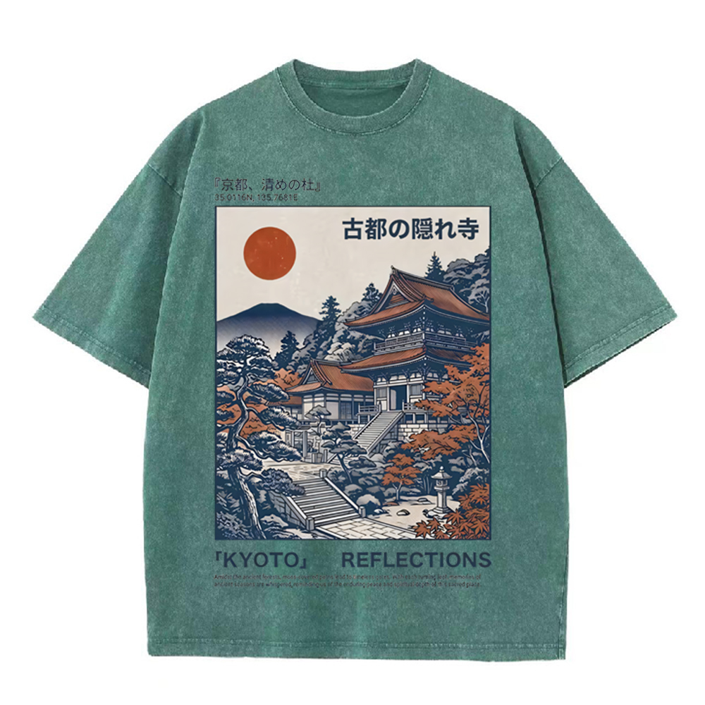 T-shirt décontracté oversize à - Vintage Fashion Kyoto avis et prix