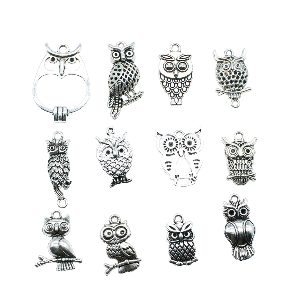 10 pièces breloques hibou Anti - Vintage Fashion Words avis et prix