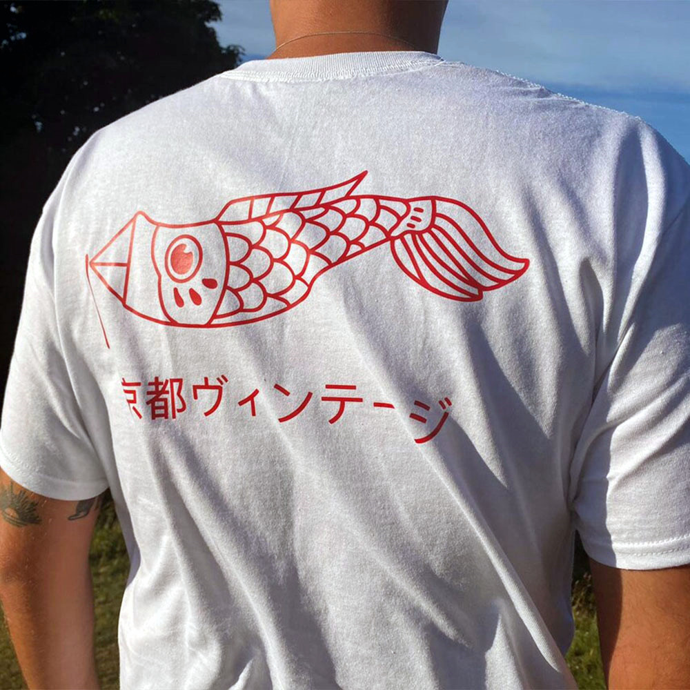 T-shirt manches courtes en cot - Vintage Fashion Kyoto avis et prix