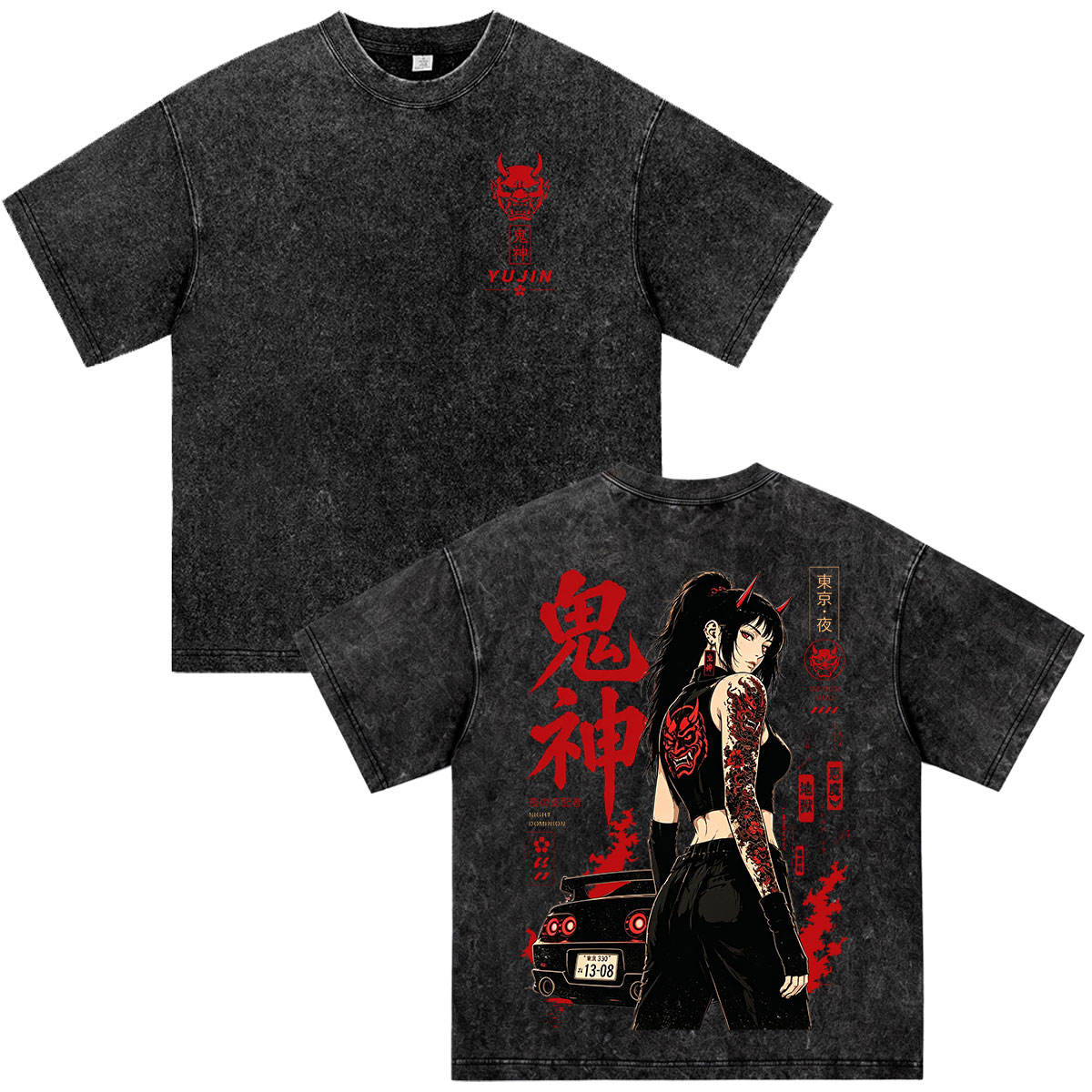T-shirt vintage délavé à manch - Vintage Fashion Kyoto avis et prix