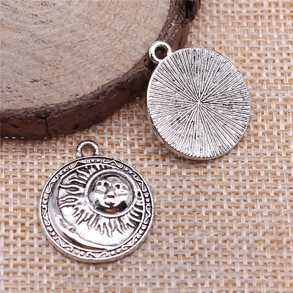 4 pendentifs disques soleil et - Vintage Fashion Words avis et prix