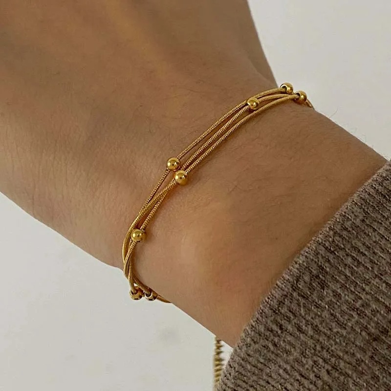 Bracelets en acier inoxydable  - Vintage Fashion Words avis et prix