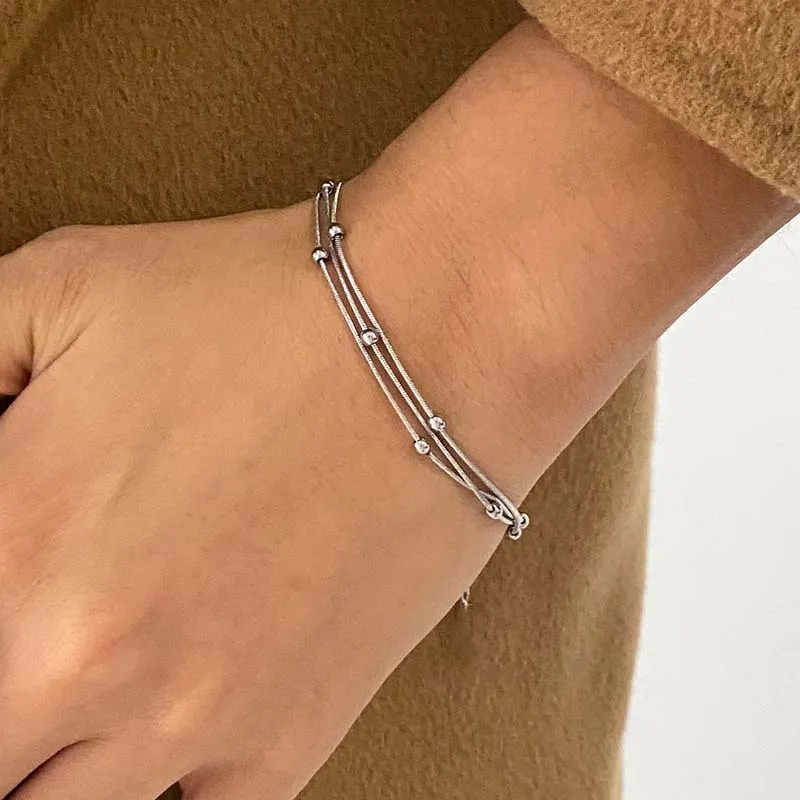 Bracelets en acier inoxydable  - Vintage Fashion Words avis et prix