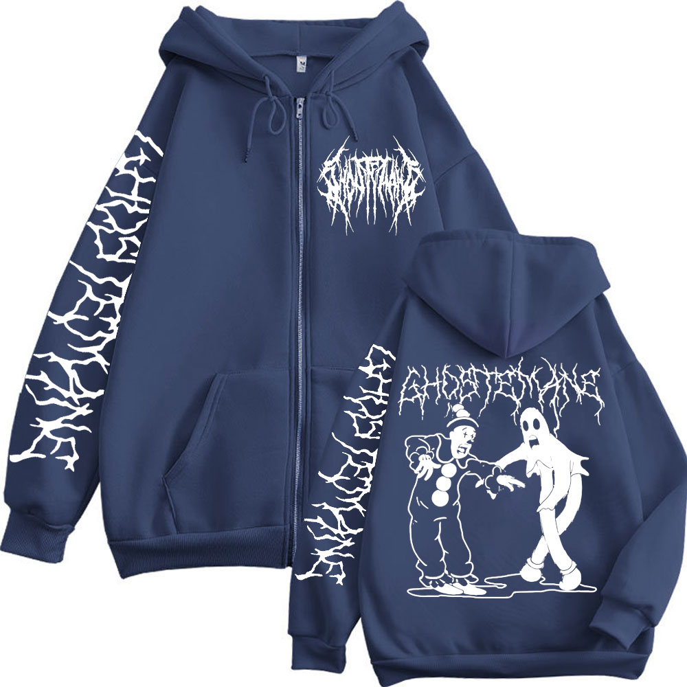 Sweat à capuche imprimé Ghoste - Vintage Fashion Pop Up avis et prix