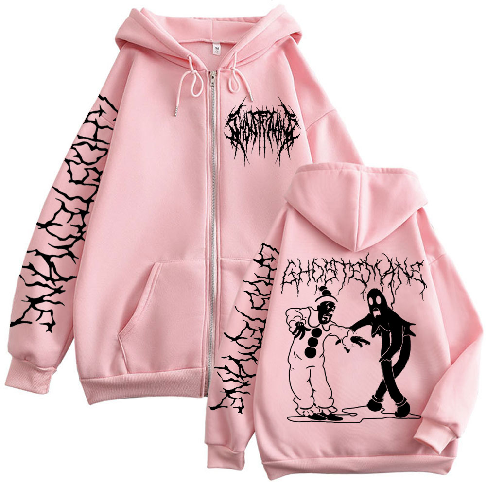 Sweat à capuche imprimé Ghoste - Vintage Fashion Pop Up avis et prix