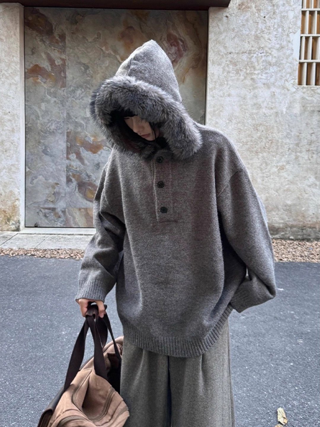 Vestes marron pour hommes avec - Varsity Jacket Wool avis et prix